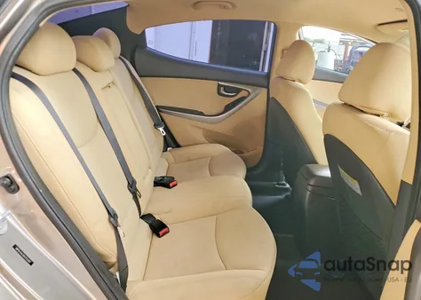 2013 Hyundai Elantra Gls z USA, uszkodzony, nr VIN 5NPDH4AE0DH253260